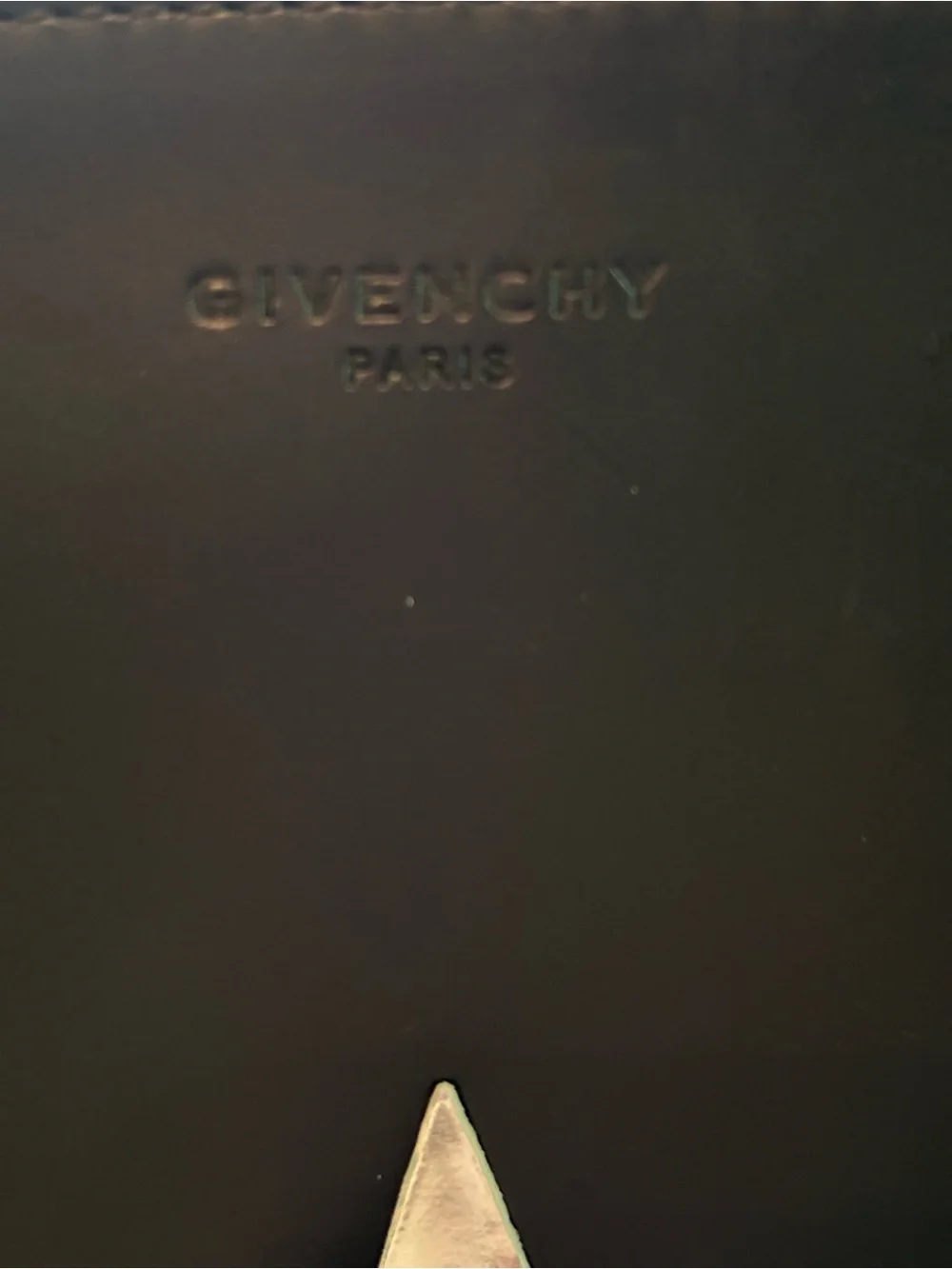 Authentic Givenchy Black Leather Star Clutch – Excellent Condition – Rare